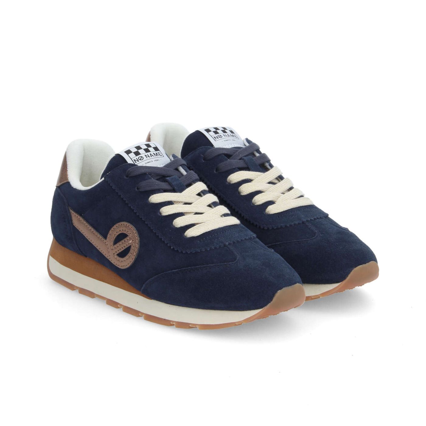 CITY RUN JOGGER W - SUEDE - BLEU MARINE